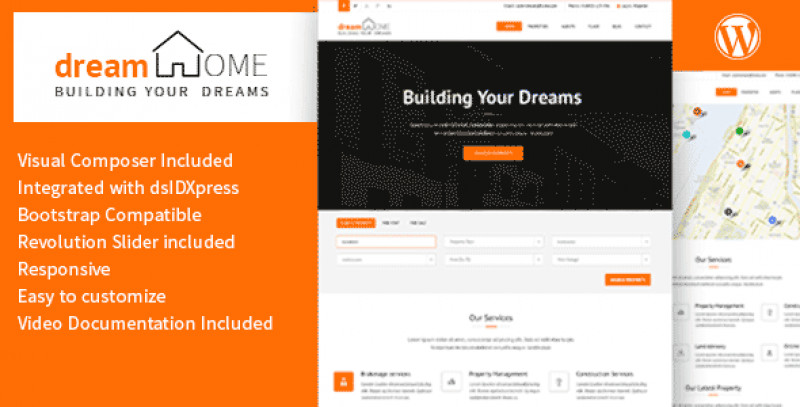 Dream Home - Real Estate WordPress Theme